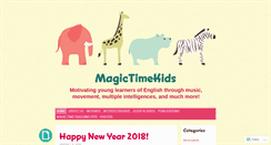 Desktop Screenshot of magictimekids.com
