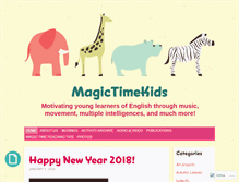 Tablet Screenshot of magictimekids.com
